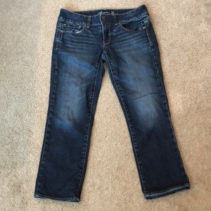 American eagle Artist stretch cropped jeans